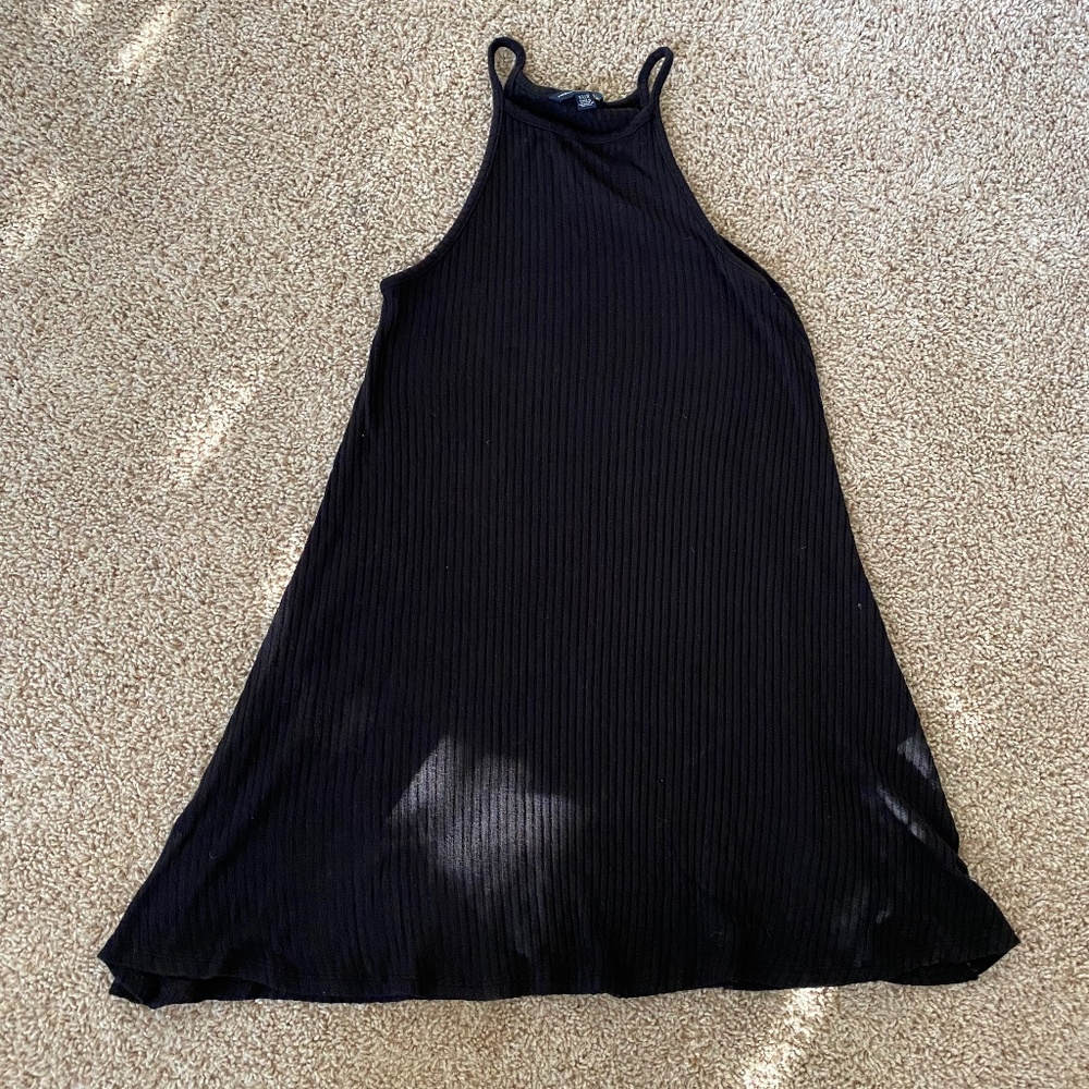 American Eagle Tank Top Shift Dress - Black - X Small